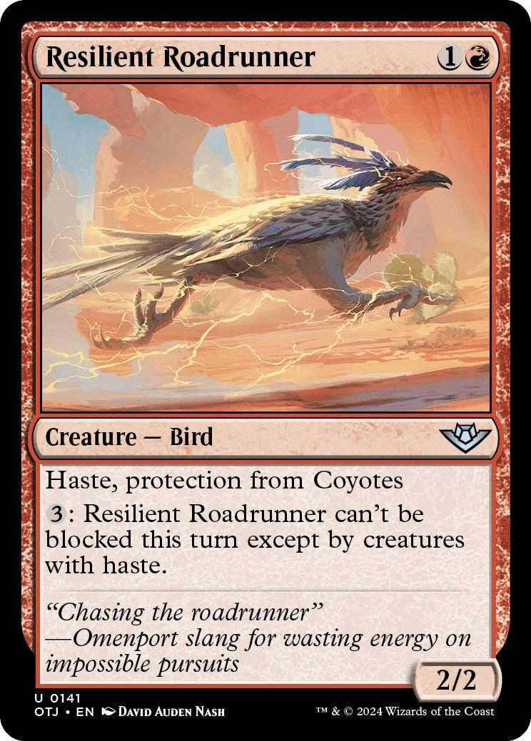 Image for Resilient Roadrunner (141) (Outlaws of Thunder Junction) - Magic: The Gathering