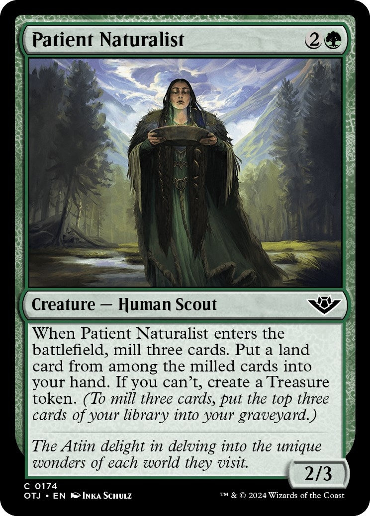 Image for Patient Naturalist (174) (Outlaws of Thunder Junction) - Magic: The Gathering
