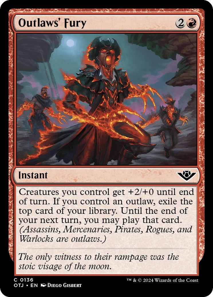 Image for Outlaws' Fury (136) (Outlaws of Thunder Junction) - Magic: The Gathering