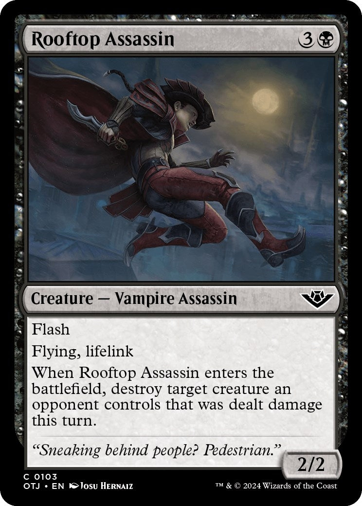 Image for Rooftop Assassin (103) (Outlaws of Thunder Junction) - Magic: The Gathering