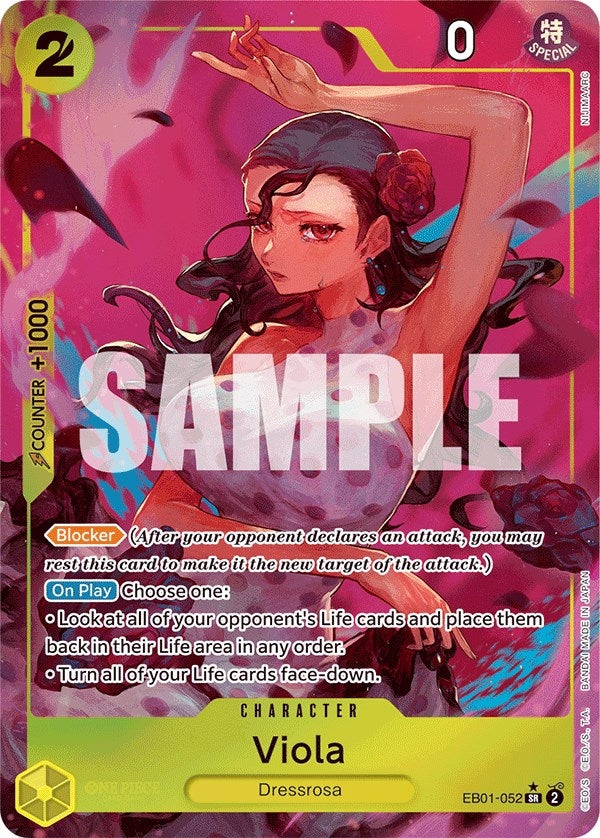 Image for Viola (Alternate Art) (EB01-052) (Extra Booster: Memorial Collection) - One Piece Card Game