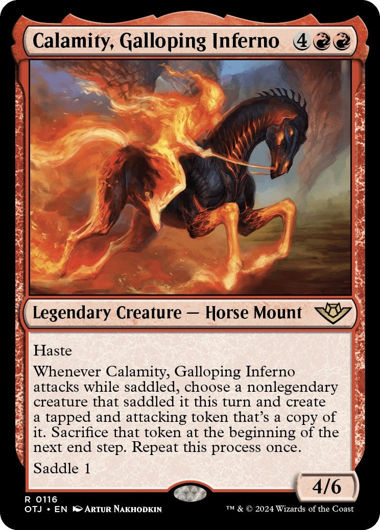 Image for Calamity, Galloping Inferno (116) (Outlaws of Thunder Junction) - Magic: The Gathering