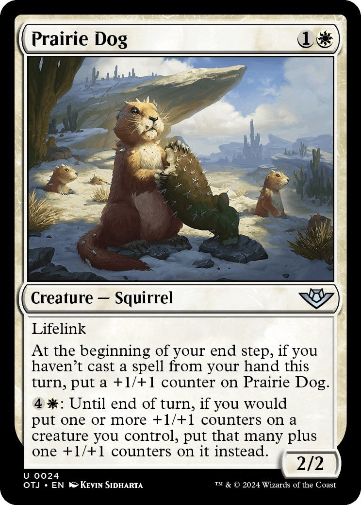 Image for Prairie Dog (24) (Outlaws of Thunder Junction) - Magic: The Gathering