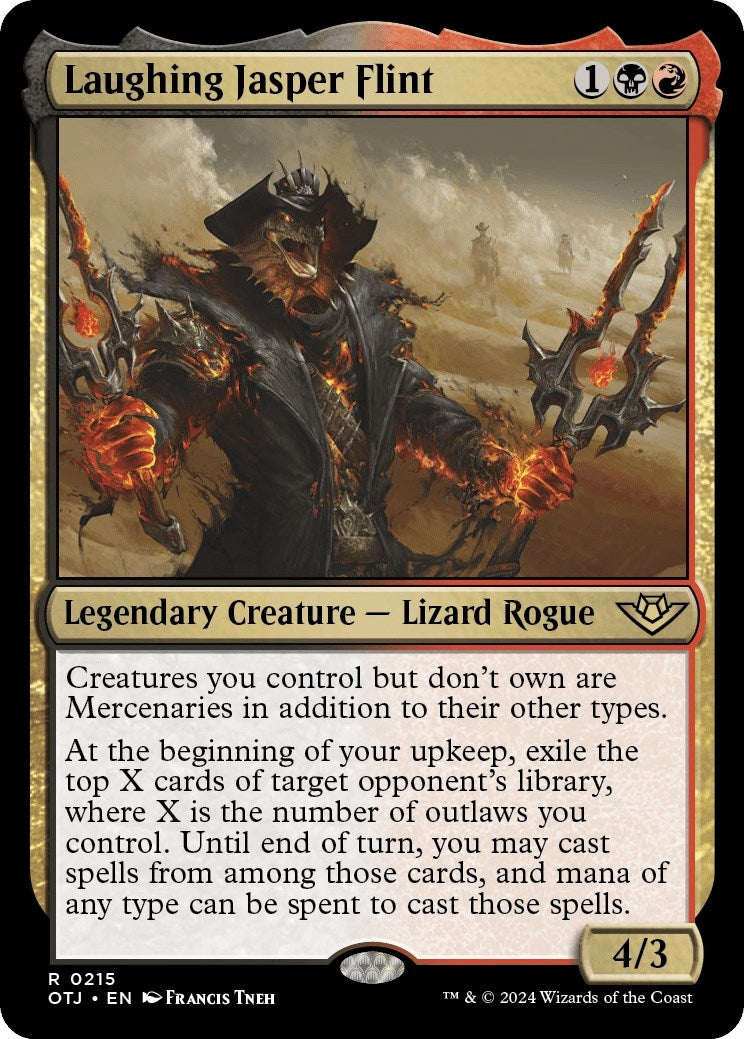 Image for Laughing Jasper Flint (215) (Outlaws of Thunder Junction) - Magic: The Gathering
