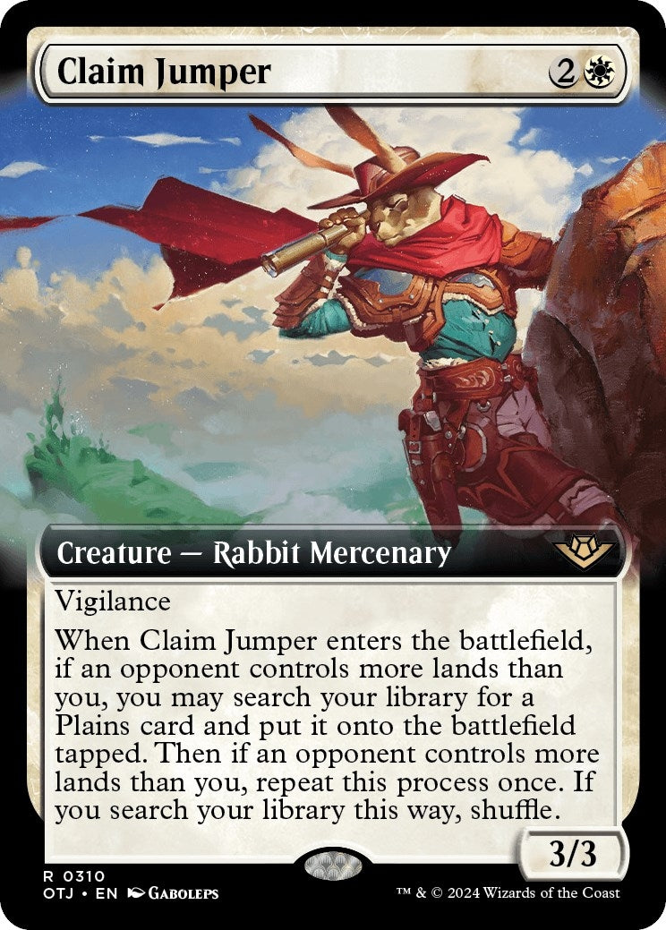Image for Claim Jumper (Extended Art) (310) (Outlaws of Thunder Junction) - Magic: The Gathering
