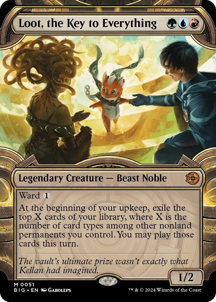 Image for Loot, the Key to Everything (Showcase) (51) (Outlaws of Thunder Junction: The Big Score) - Magic: The Gathering
