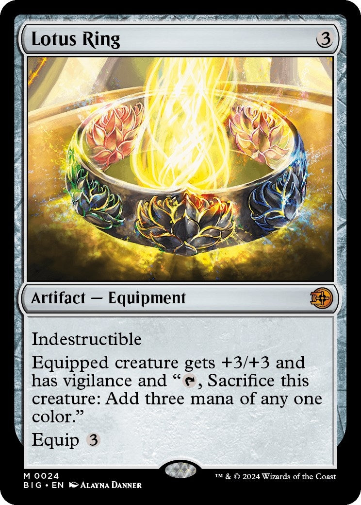 Image for Lotus Ring (24) (Outlaws of Thunder Junction: The Big Score) - Magic: The Gathering