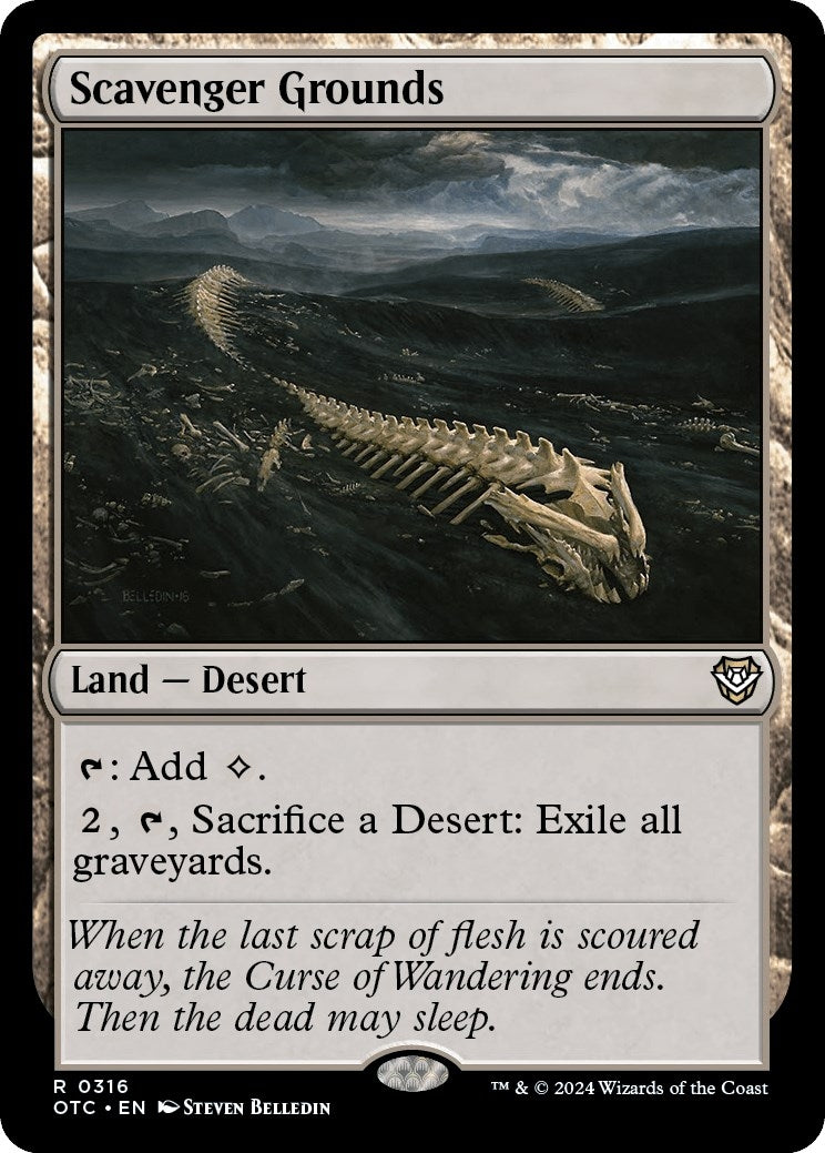 Image for Scavenger Grounds (316) (Commander: Outlaws of Thunder Junction) - Magic: The Gathering
