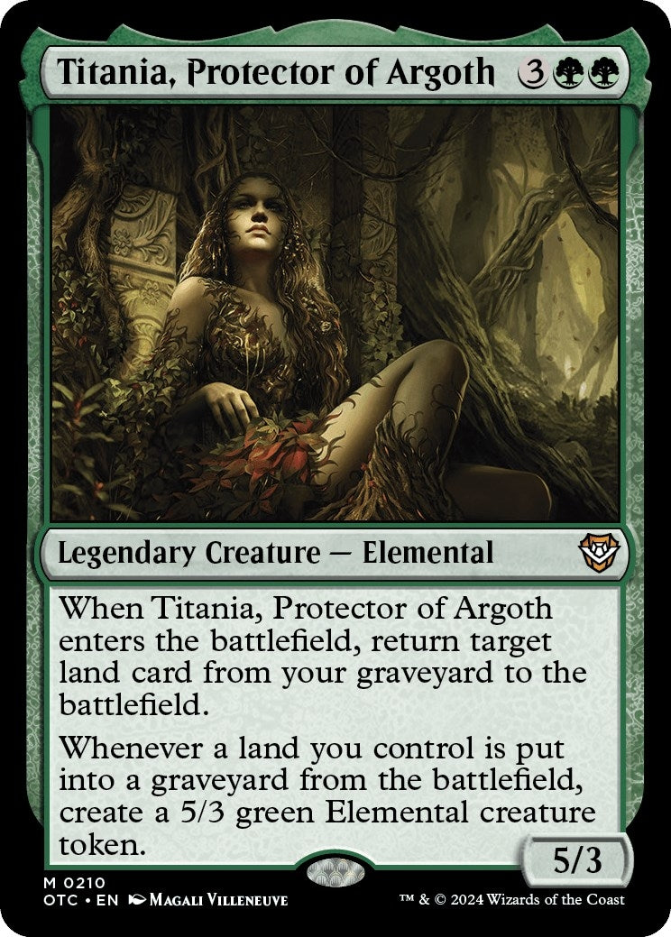 Image for Titania, Protector of Argoth (210) (Commander: Outlaws of Thunder Junction) - Magic: The Gathering