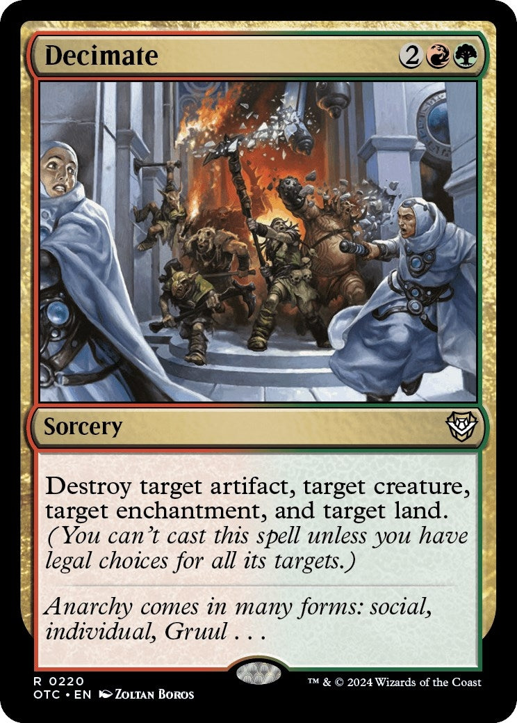 Image for Decimate (220) (Commander: Outlaws of Thunder Junction) - Magic: The Gathering