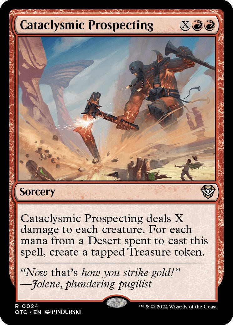 Image for Cataclysmic Prospecting (24) (Commander: Outlaws of Thunder Junction) - Magic: The Gathering