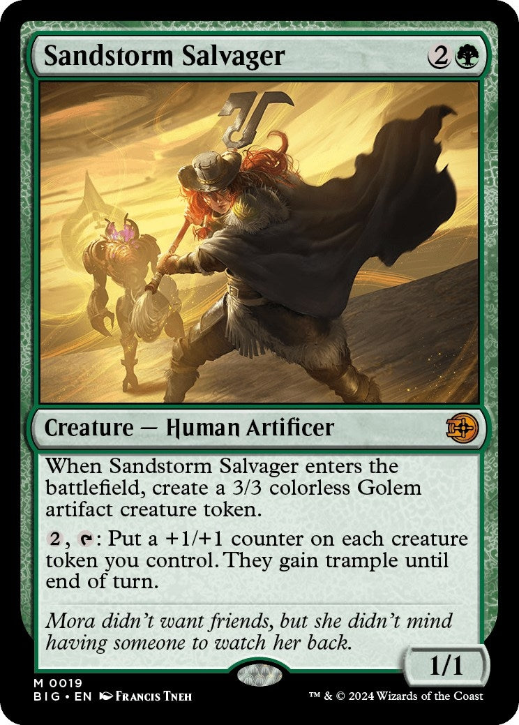 Image for Sandstorm Salvager (19) (Outlaws of Thunder Junction: The Big Score) - Magic: The Gathering