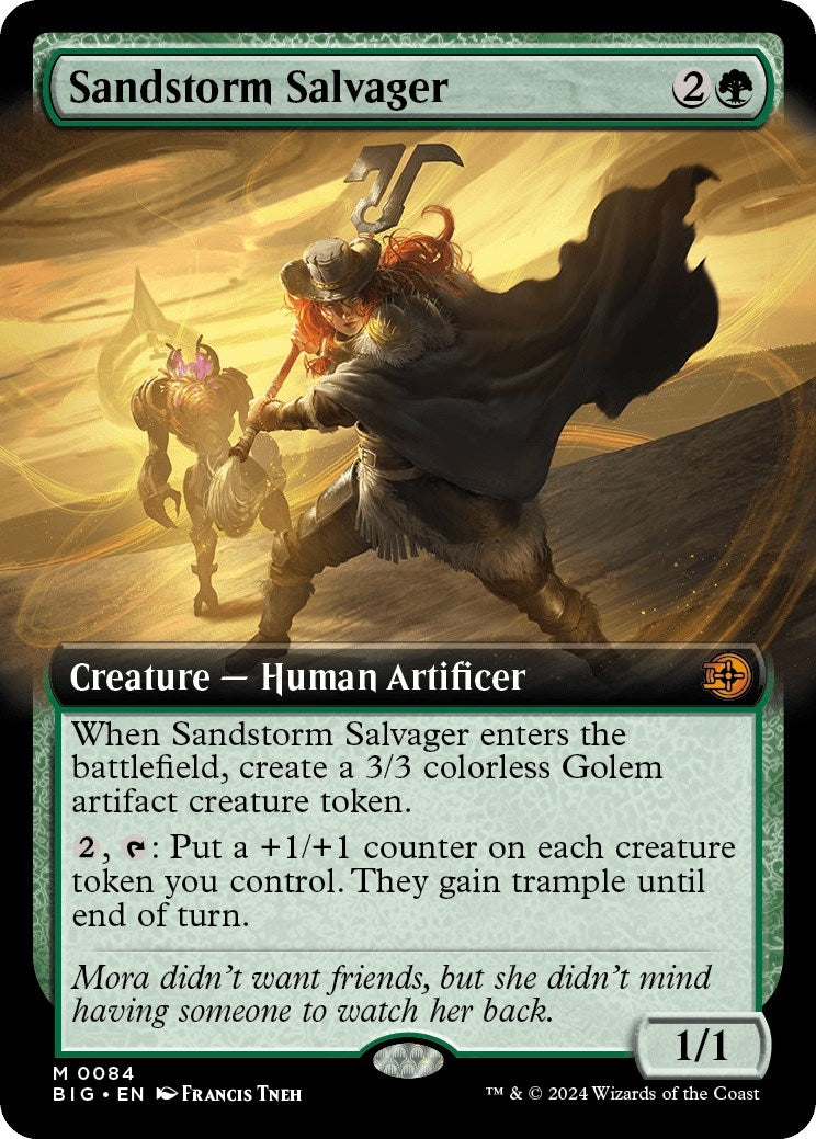 Image for Sandstorm Salvager (Extended Art) (84) (Outlaws of Thunder Junction: The Big Score) - Magic: The Gathering