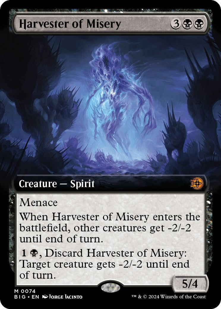 Image for Harvester of Misery (Extended Art) (74) (Outlaws of Thunder Junction: The Big Score) - Magic: The Gathering