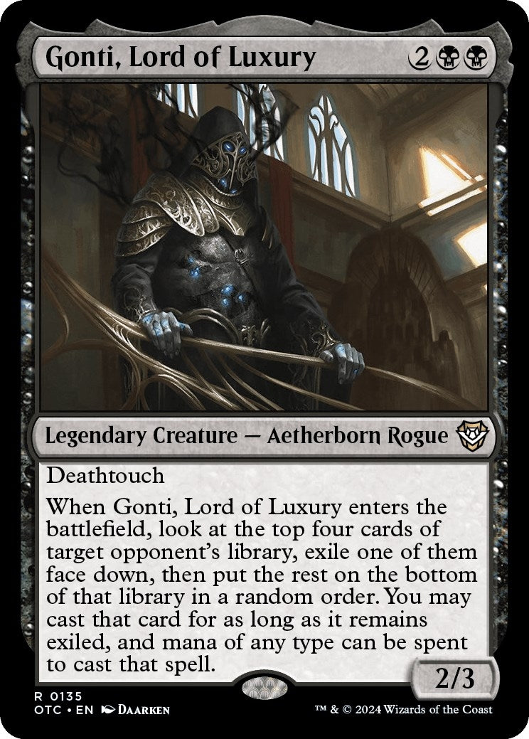 Image for Gonti, Lord of Luxury (135) (Commander: Outlaws of Thunder Junction) - Magic: The Gathering