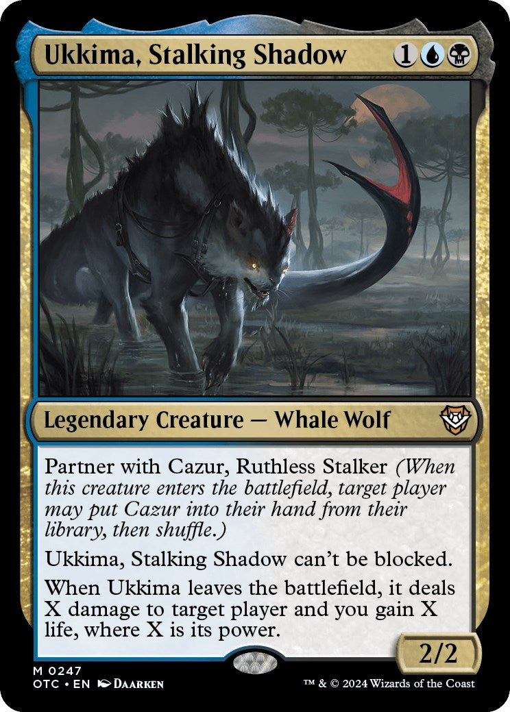Image for Ukkima, Stalking Shadow (247) (Commander: Outlaws of Thunder Junction) - Magic: The Gathering