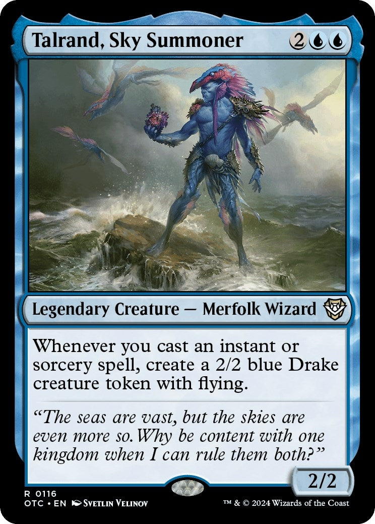Image for Talrand, Sky Summoner (116) (Commander: Outlaws of Thunder Junction) - Magic: The Gathering