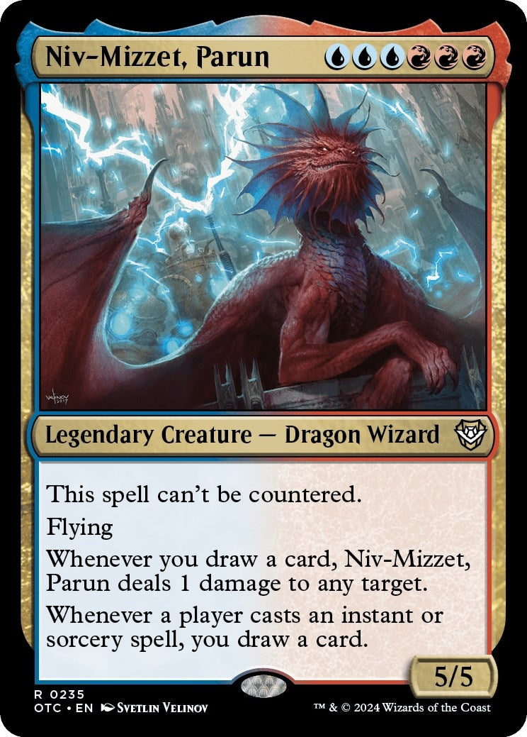 Image for Niv-Mizzet, Parun (235) (Commander: Outlaws of Thunder Junction) - Magic: The Gathering