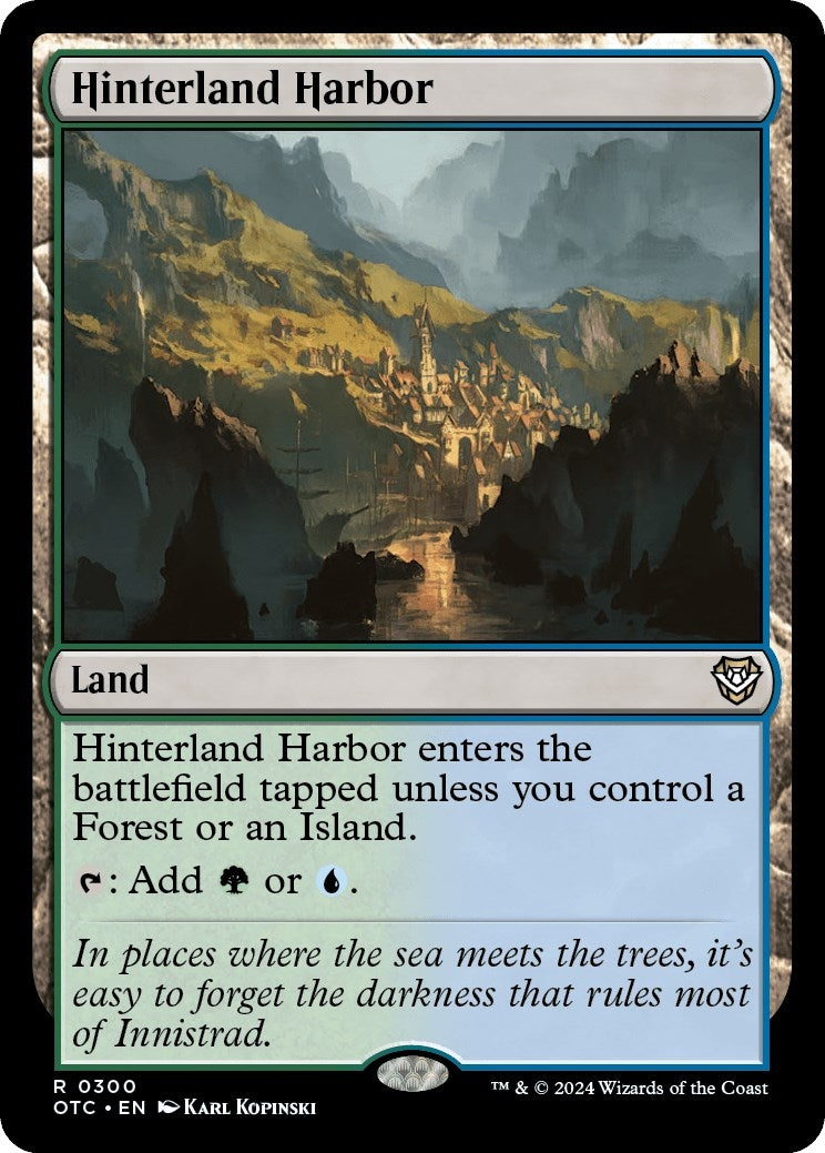 Image for Hinterland Harbor (300) (Commander: Outlaws of Thunder Junction) - Magic: The Gathering