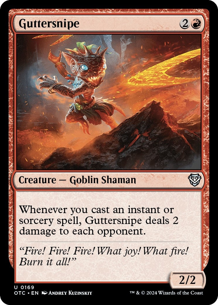 Image for Guttersnipe (169) (Commander: Outlaws of Thunder Junction) - Magic: The Gathering