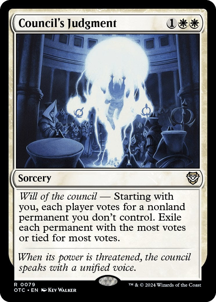 Image for Council's Judgment (79) (Commander: Outlaws of Thunder Junction) - Magic: The Gathering