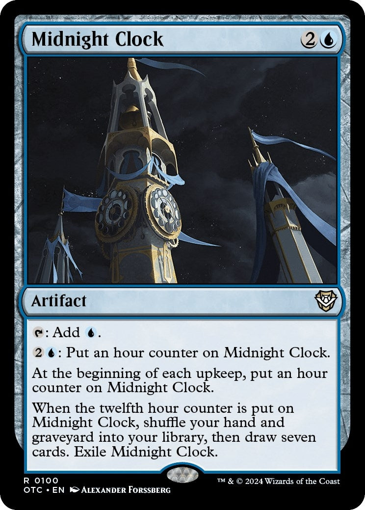 Image for Midnight Clock (100) (Commander: Outlaws of Thunder Junction) - Magic: The Gathering