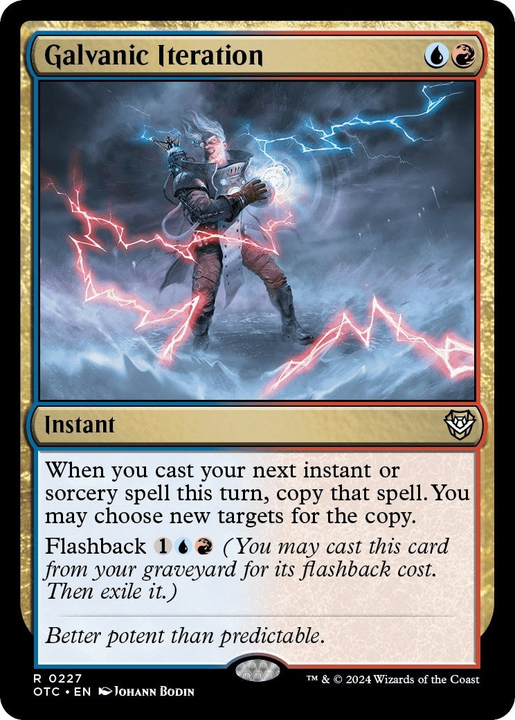 Image for Galvanic Iteration (227) (Commander: Outlaws of Thunder Junction) - Magic: The Gathering
