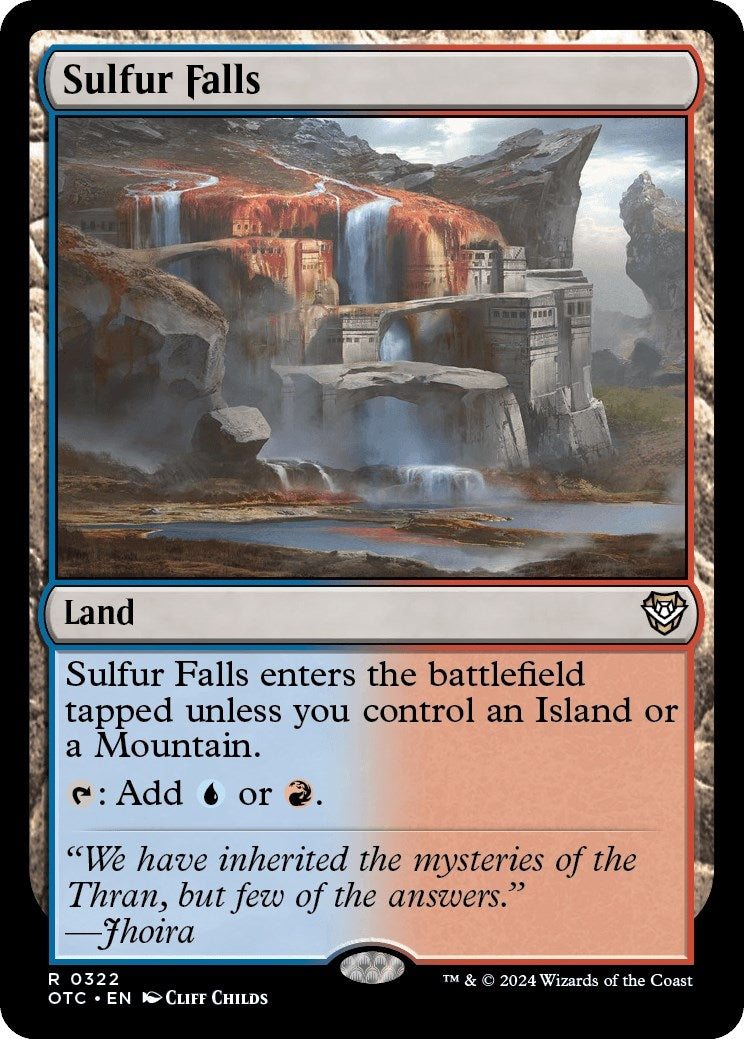 Image for Sulfur Falls (322) (Commander: Outlaws of Thunder Junction) - Magic: The Gathering