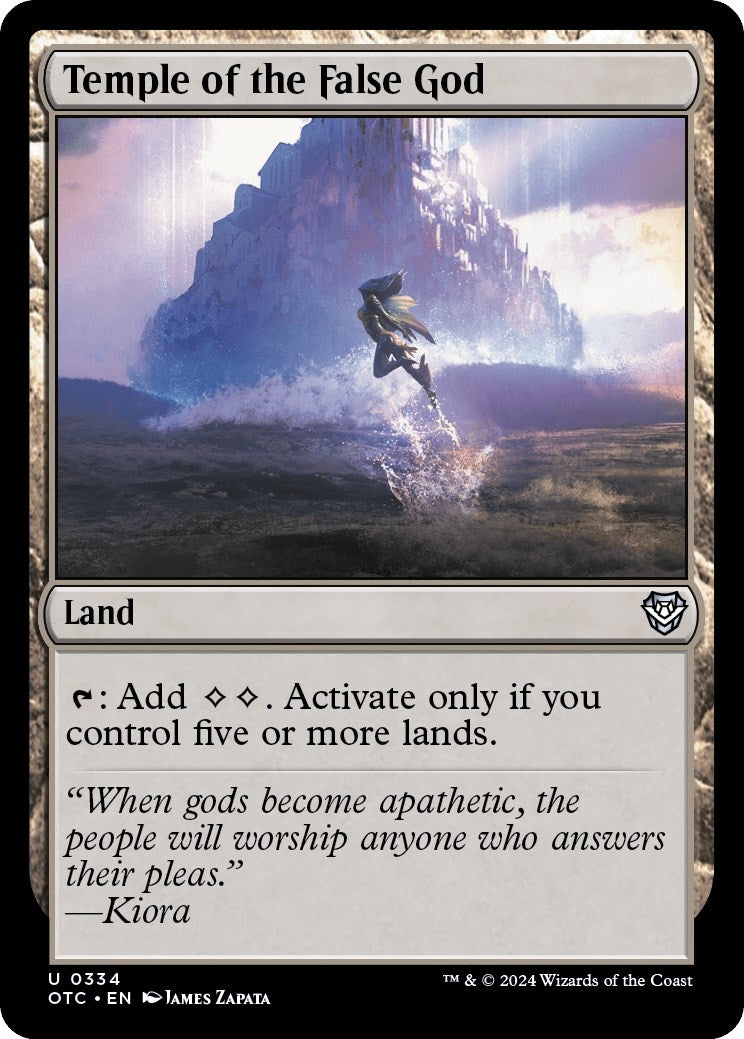 Image for Temple of the False God (334) (Commander: Outlaws of Thunder Junction) - Magic: The Gathering