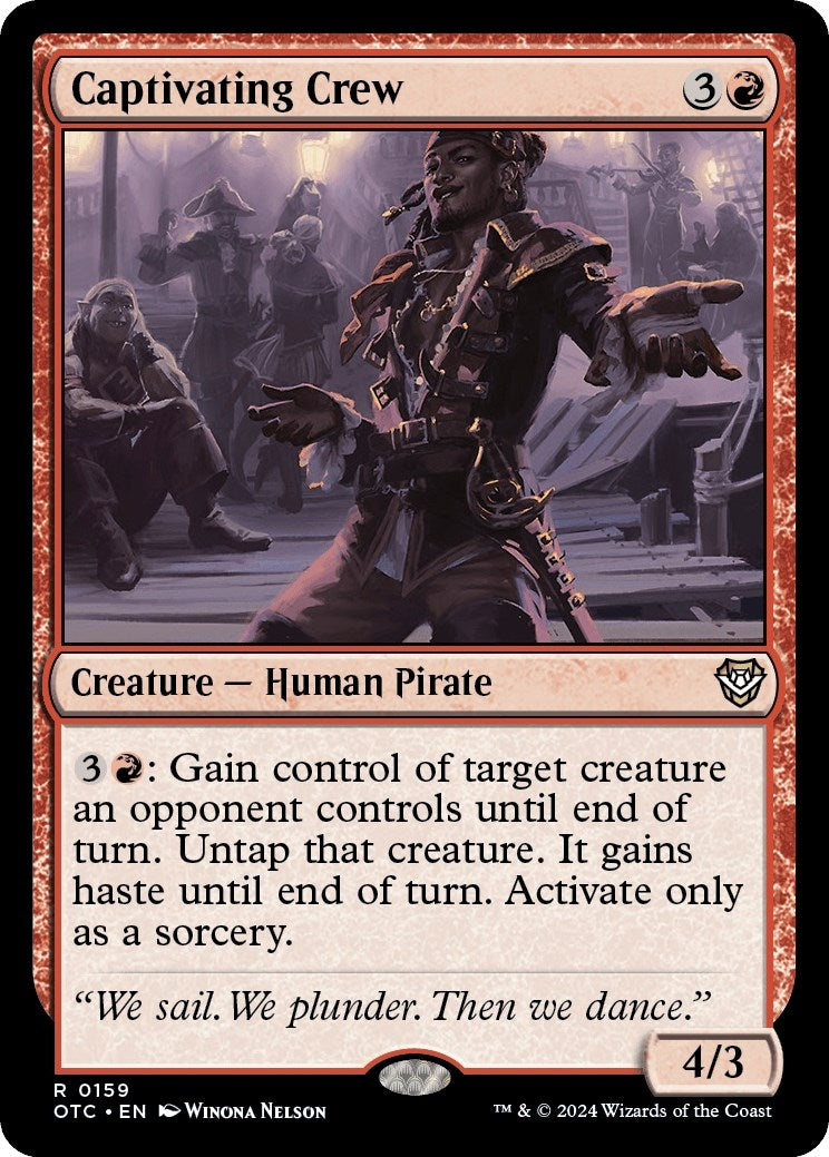 Image for Captivating Crew (159) (Commander: Outlaws of Thunder Junction) - Magic: The Gathering