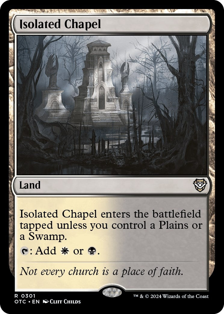 Image for Isolated Chapel (301) (Commander: Outlaws of Thunder Junction) - Magic: The Gathering