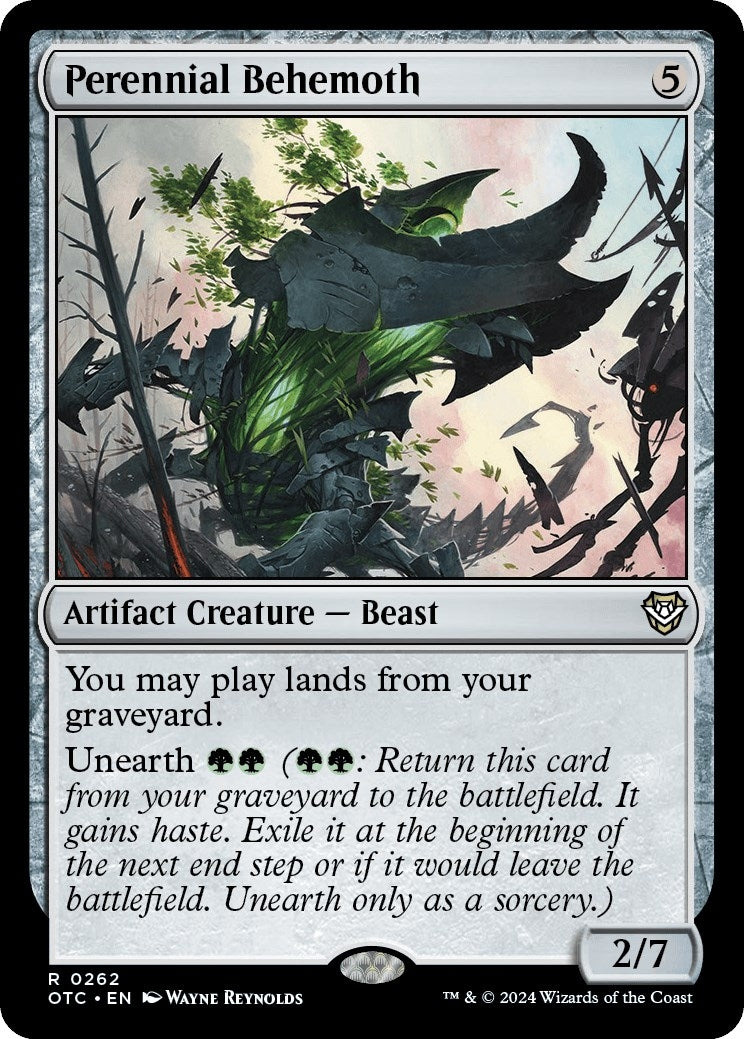 Image for Perennial Behemoth (262) (Commander: Outlaws of Thunder Junction) - Magic: The Gathering