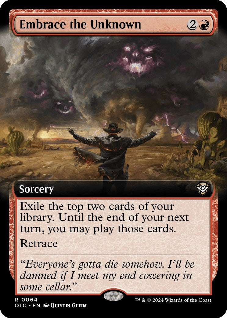 Image for Embrace the Unknown (Extended Art) (64) (Commander: Outlaws of Thunder Junction) - Magic: The Gathering