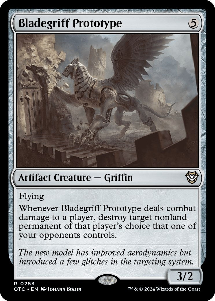 Image for Bladegriff Prototype (253) (Commander: Outlaws of Thunder Junction) - Magic: The Gathering