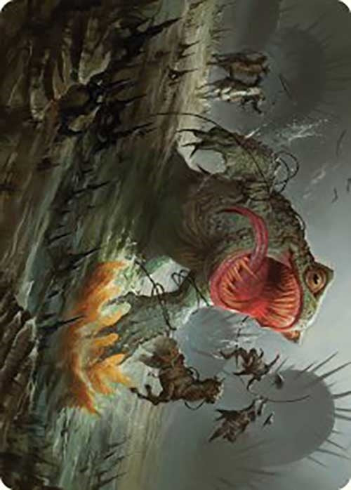 Image for The Gitrog, Ravenous Ride Art Card (22) (Art Series: Outlaws of Thunder Junction) - Magic: The Gathering