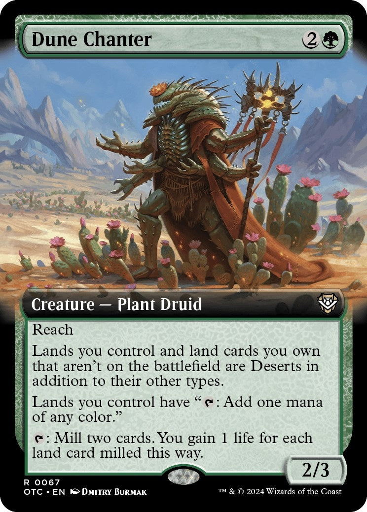 Image for Dune Chanter (Extended Art) (67) (Commander: Outlaws of Thunder Junction) - Magic: The Gathering