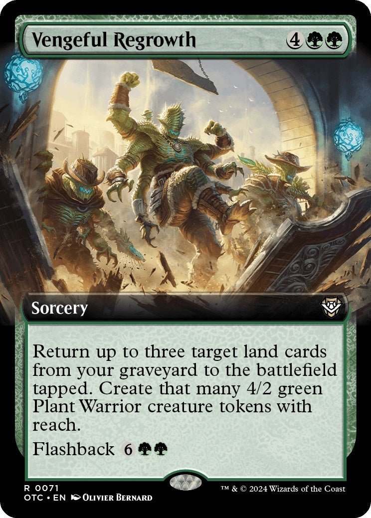 Image for Vengeful Regrowth (Extended Art) (71) (Commander: Outlaws of Thunder Junction) - Magic: The Gathering