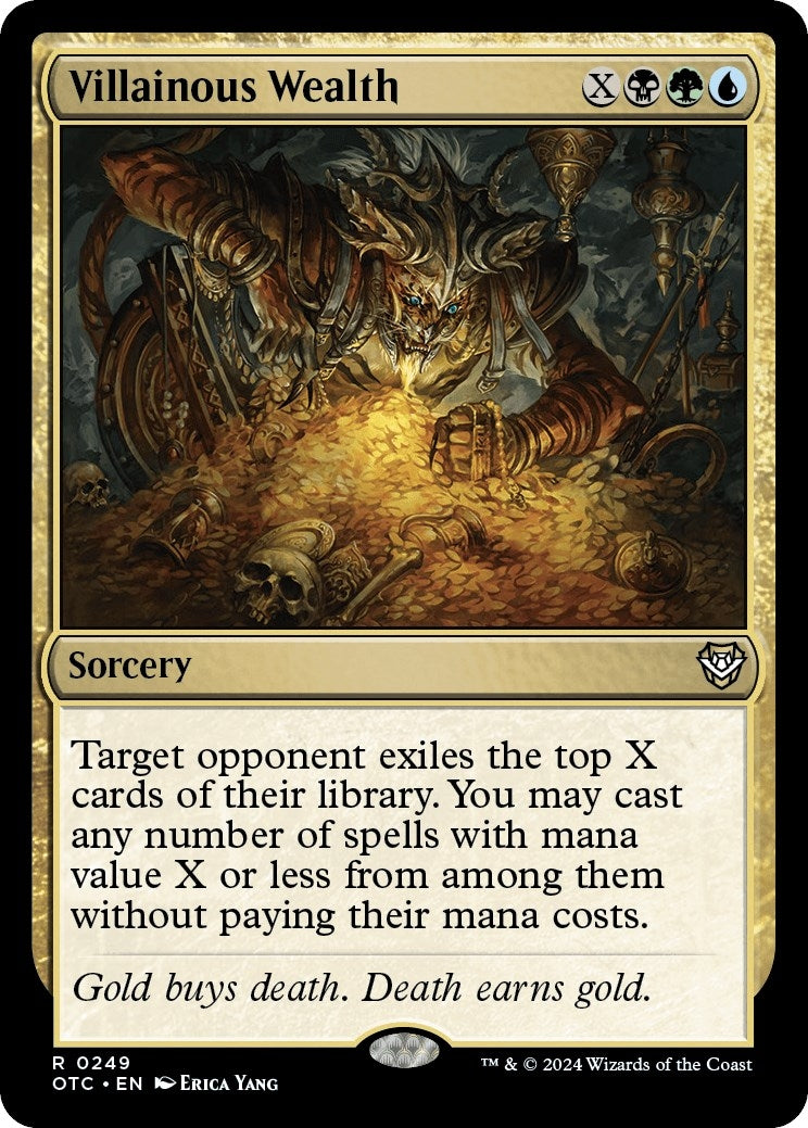 Image for Villainous Wealth (249) (Commander: Outlaws of Thunder Junction) - Magic: The Gathering