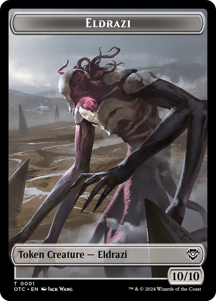 Image for Eldrazi // Clue Double-Sided Token (1 // 16) (Commander: Outlaws of Thunder Junction) - Magic: The Gathering