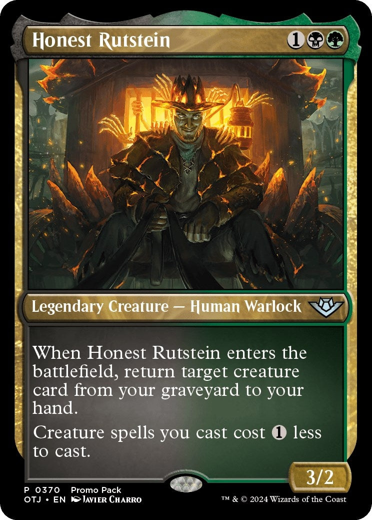 Image for Honest Rutstein (370) (Promo Pack: Outlaws of Thunder Junction) - Magic: The Gathering