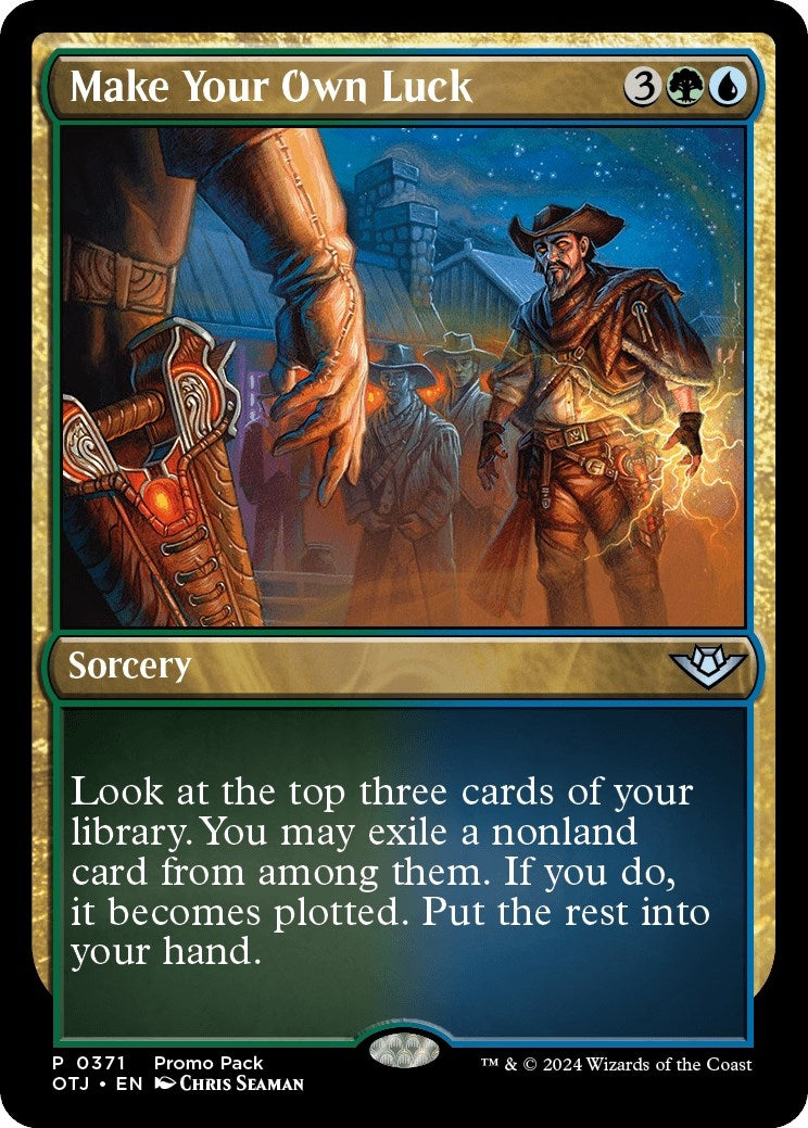 Image for Make Your Own Luck (371) (Promo Pack: Outlaws of Thunder Junction) - Magic: The Gathering