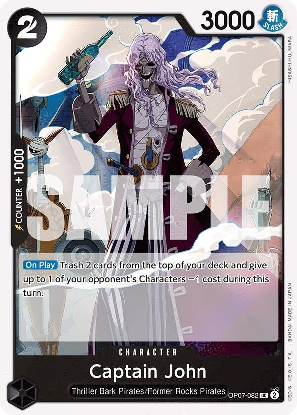 Image for Captain John (OP07-082) (500 Years in the Future) - One Piece Card Game