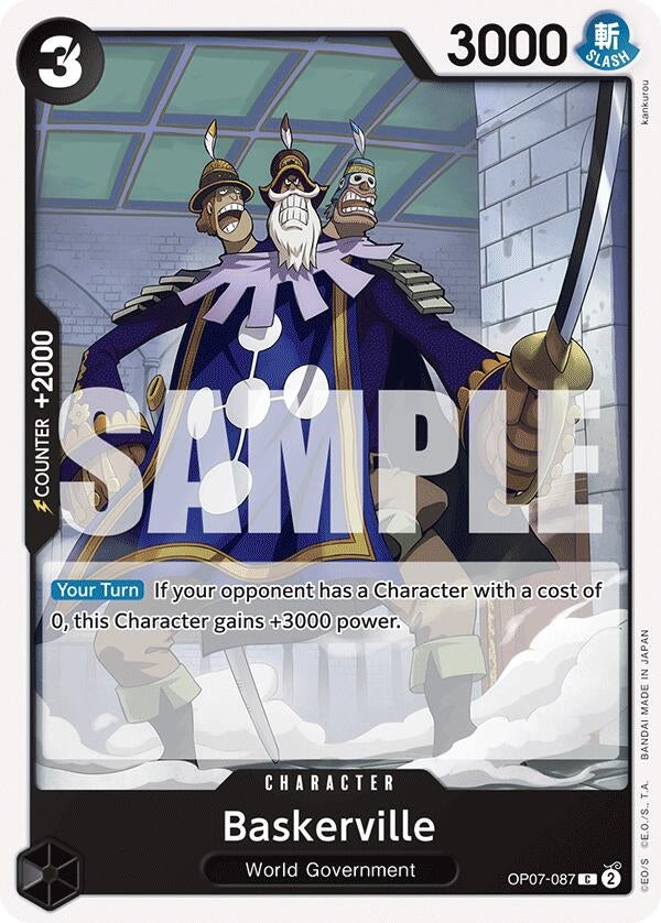 Image for Baskerville (OP07-087) (500 Years in the Future) - One Piece Card Game