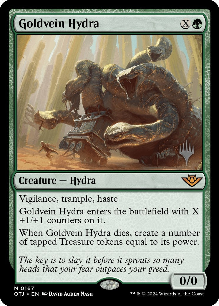 Image for Goldvein Hydra (167) (Promo Pack: Outlaws of Thunder Junction) - Magic: The Gathering