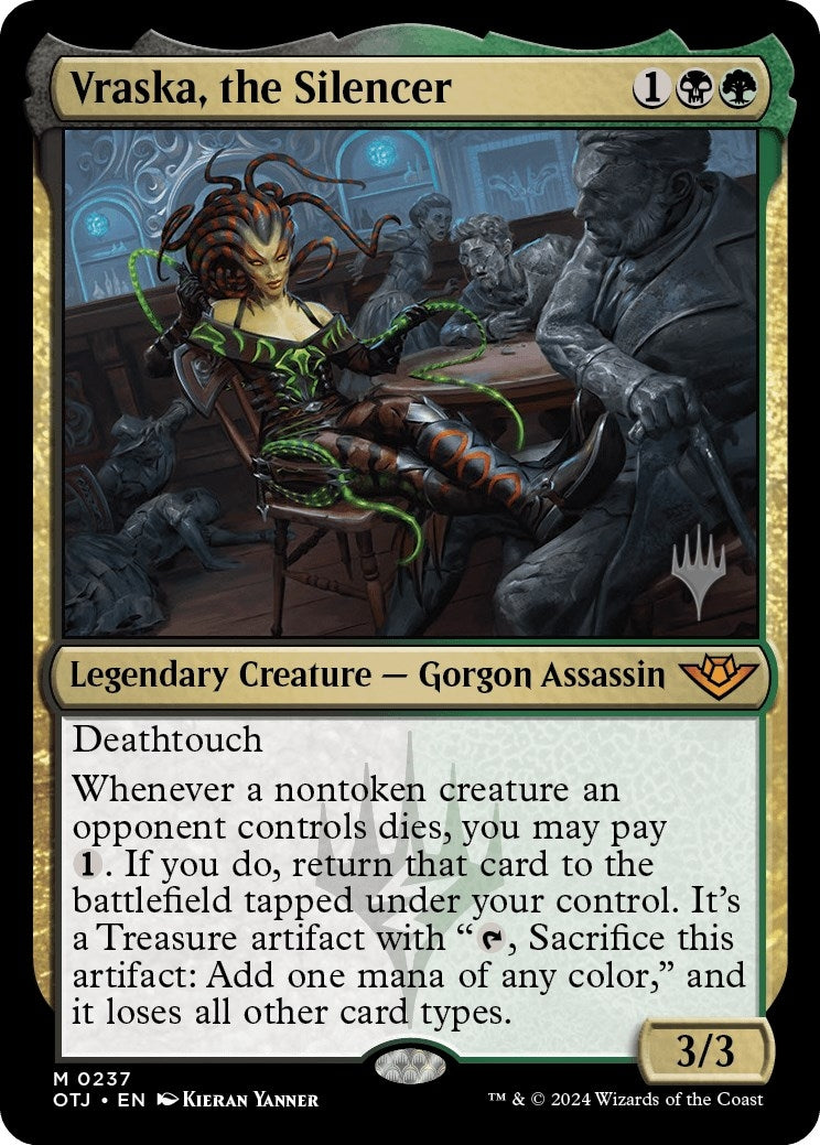 Image for Vraska, the Silencer (237) (Promo Pack: Outlaws of Thunder Junction) - Magic: The Gathering