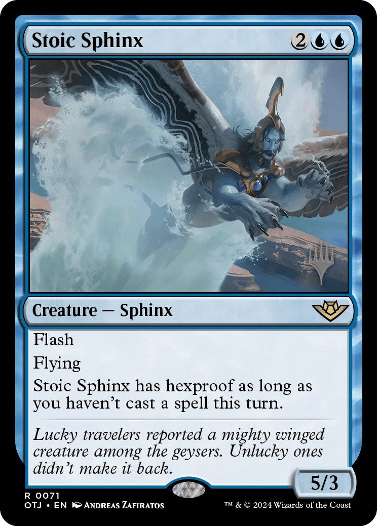 Image for Stoic Sphinx (71) (Promo Pack: Outlaws of Thunder Junction) - Magic: The Gathering