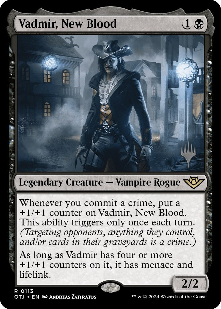 Image for Vadmir, New Blood (113) (Promo Pack: Outlaws of Thunder Junction) - Magic: The Gathering