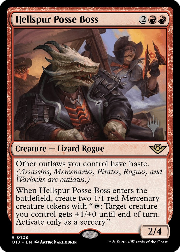 Image for Hellspur Posse Boss (128) (Promo Pack: Outlaws of Thunder Junction) - Magic: The Gathering