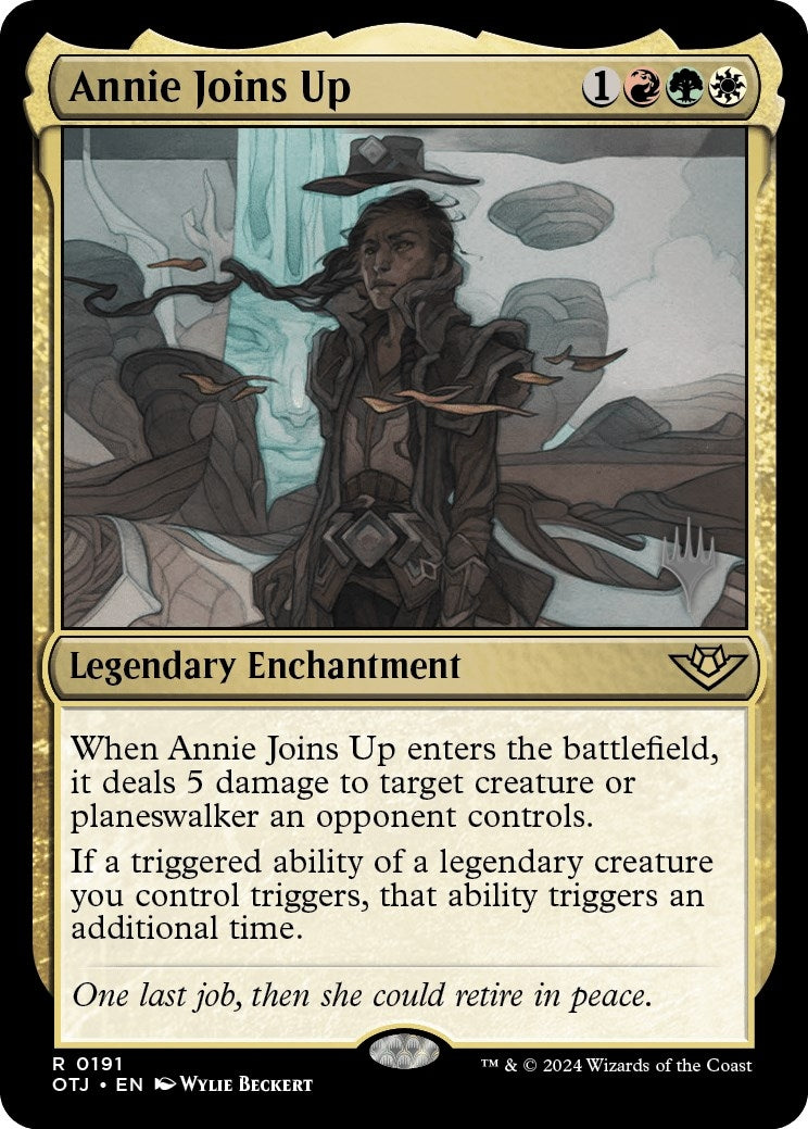 Image for Annie Joins Up (191) (Promo Pack: Outlaws of Thunder Junction) - Magic: The Gathering