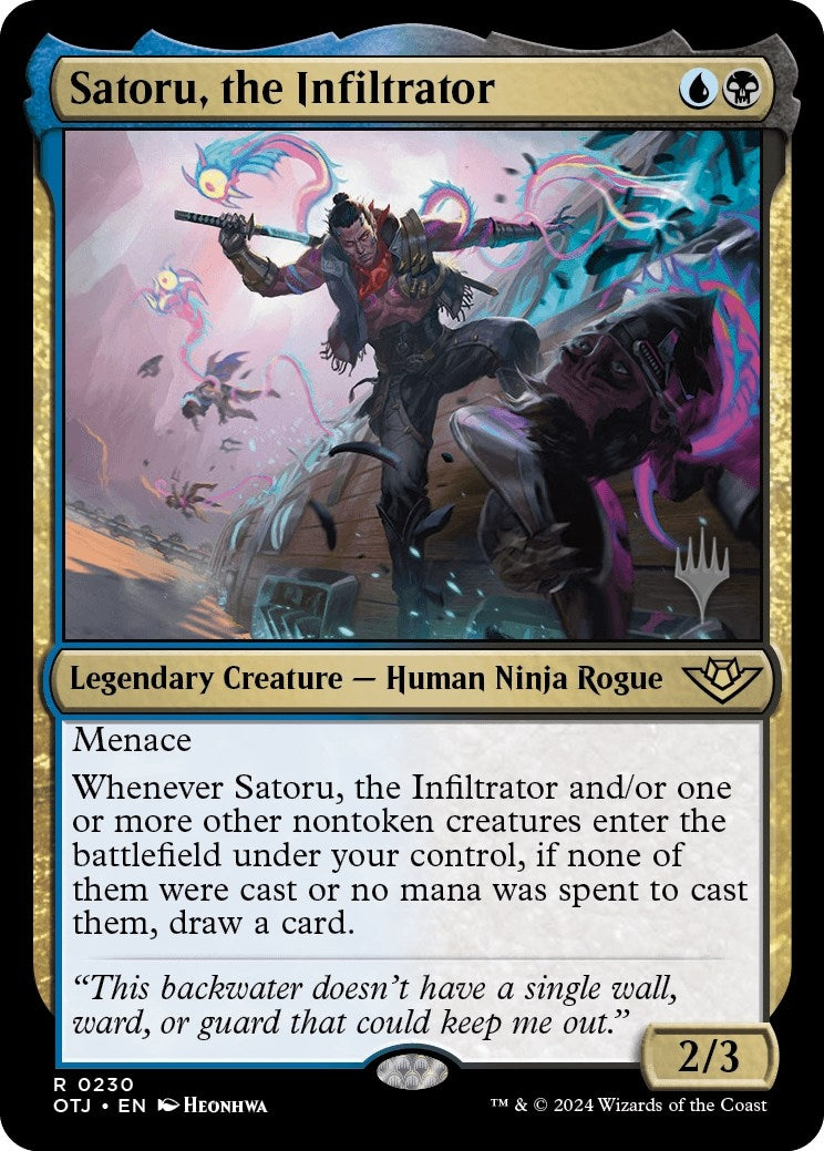 Image for Satoru, the Infiltrator (230) (Promo Pack: Outlaws of Thunder Junction) - Magic: The Gathering